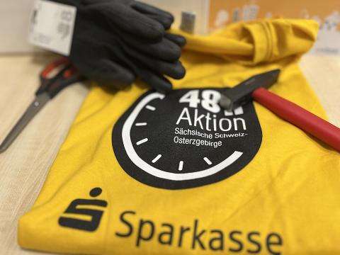 Dekobild: T-Shirt mit Logo der Aktion